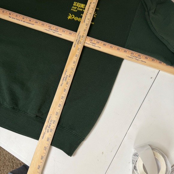 Post‎ Malone Seasons Change Tour 2019 Green Pullover Sweatshirt size large - Picture 6 of 6